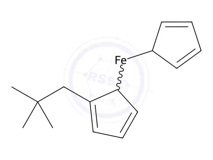 Chemical structure of neopentylferrocene