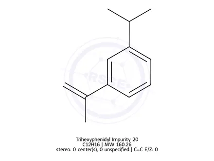 Chemical structure of Trihexyphenidyl Impurity 20