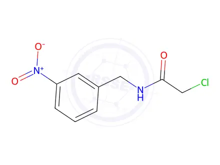Chemical structure of 2-Chloro-N-(3-nitrobenzyl)acetamide