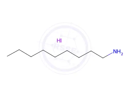 Chemical structure of Nonylamine