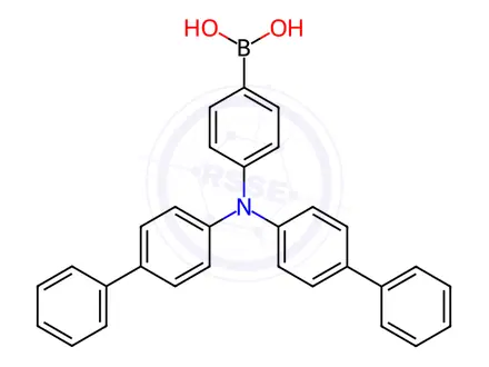 Chemical structure of 4-(dibiphenyl-4-ylaMino)phenylboronic acid