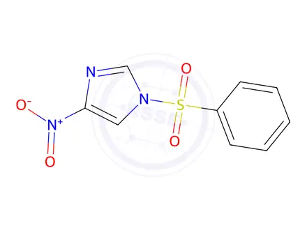 Chemical structure of 4-Nitro-1-(phenylsulfonyl)-1H-imidazole
