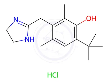 Chemical structure of Oxymetazoline Hydrochloride