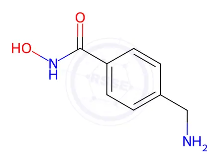 Chemical structure of Benzamide, 4-(aminomethyl)-N-hydroxy-