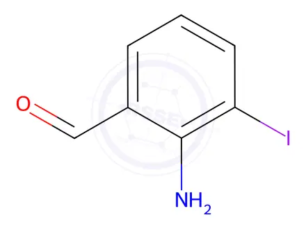 Chemical structure of 2-Amino-3-iodobenzaldehyde