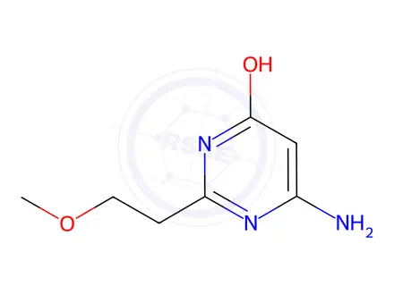 Chemical structure of 6-Amino-2-(2-methoxyethyl)pyrimidin-4-ol