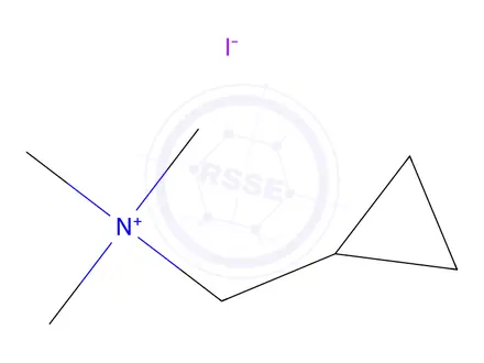 Chemical structure of (CYCLOPROPYLMETHYL)-TRIMETHYLAMMONIUM IODIDE
