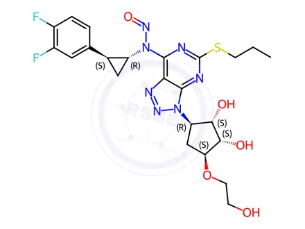 Chemical structure of Ticagrelor Impurity 512