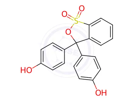 Chemical structure of Phenolsulfonphthalein