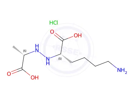 Chemical structure of Lysinoalanine Hydrochloride Salt
