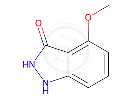 Chemical structure of 4-Methoxy-1H-indazol-3-ol