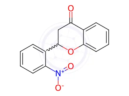 Chemical structure of 2-(2-Nitrophenyl)chroman-4-one