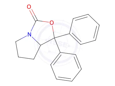 Chemical structure of (S)-1,1-Diphenyl-tetrahydro-pyrrolo[1,2-c]oxazol-3-one