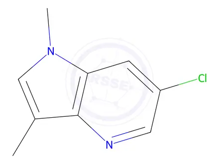 Chemical structure of 6-Chloro-1,3-dimethyl-1H-pyrrolo[3,2-b]pyridine