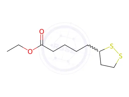 Chemical structure of Ethyl 5-(1,2-dithiolan-3-yl)pentanoate