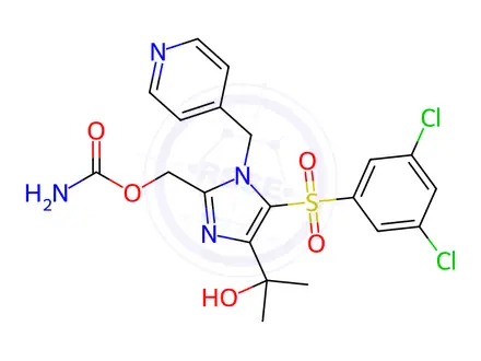 Chemical structure of Capravirine Impurity 47