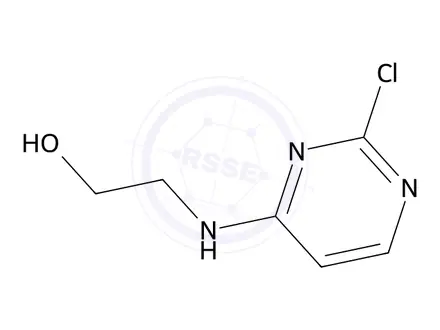 Chemical structure of 2-((2-Chloropyrimidin-4-yl)amino)ethan-1-ol