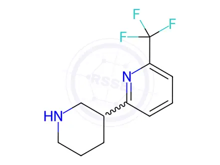 Chemical structure of 2-(Piperidin-3-yl)-6-(trifluoromethyl)pyridine