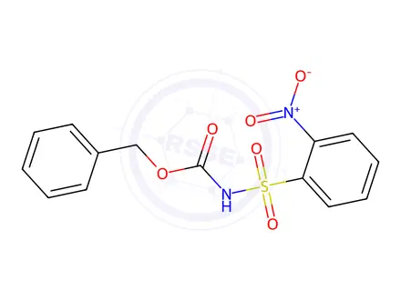 Chemical structure of N-Carbobenzoxy-2-nitrobenzenesulfonamide
