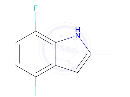 Chemical structure of 4,7-Difluoro-2-methyl-1H-indole