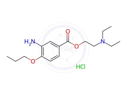 Chemical structure of Proparacaine Hydrochloride