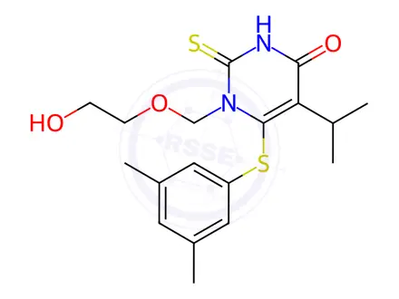 Chemical structure of Methylthiouracil Impurity 14