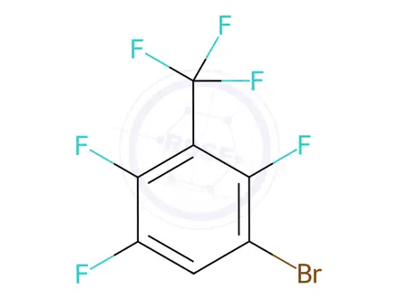 Chemical structure of 1-Bromo-2,4,5-trifluoro-3-(trifluoromethyl)benzene