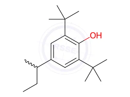 Chemical structure of 4-sec-Butyl-2,6-di-tert-butylphenol