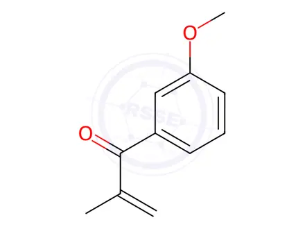 Chemical structure of 1-(3-methoxyphenyl)-2-methylprop-2-en-1-one
