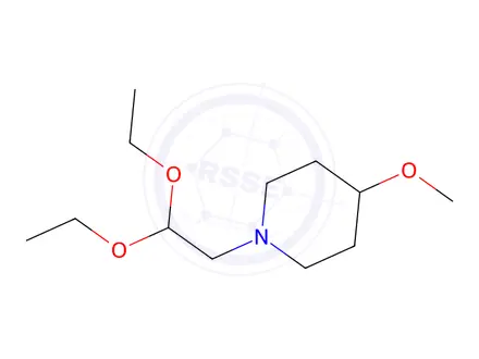 Chemical structure of 1-(2,2-diethoxyethyl)-4-methoxypiperidine