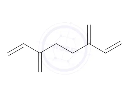 Chemical structure of 1,7-Octadiene, 3,6-dimethylene-