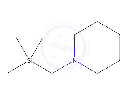 Chemical structure of Piperidine, 1-((trimethylsilyl)methyl)-
