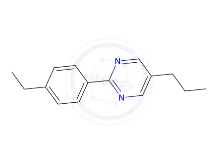 Chemical structure of 2-(4-Ethylphenyl)-5-propylpyrimidine