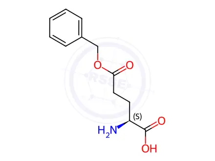 Chemical structure of 5-Benzyl L-Glutamate