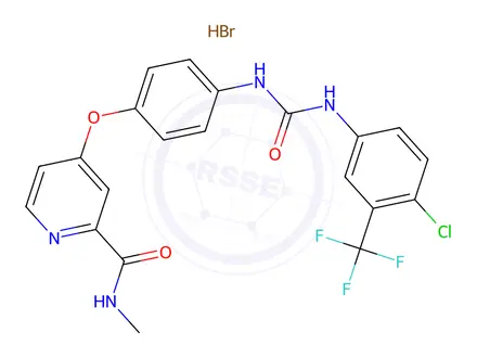 Chemical structure of Sorafenib Hydrobromide