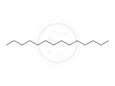 Chemical structure of n-Tetradecane