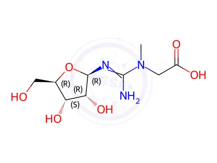 Chemical structure of Creatine Riboside