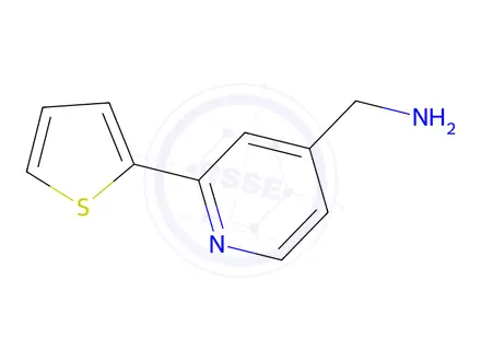 Chemical structure of (2-(thiophen-2-yl)pyridin-4-yl)methanamine