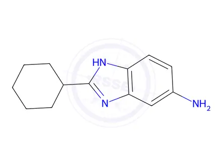 Chemical structure of 2-Cyclohexyl-1h-1,3-benzodiazol-5-amine