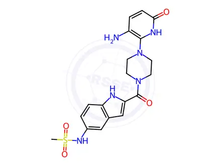 Chemical structure of Delavirdine Impurity 25