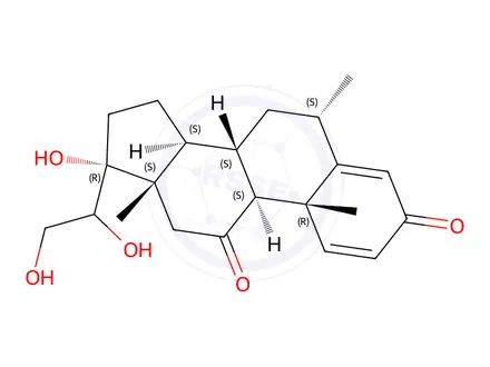 Chemical structure of 20-Hydroxymethyl Prednisone(Mixture of Diastereomers)