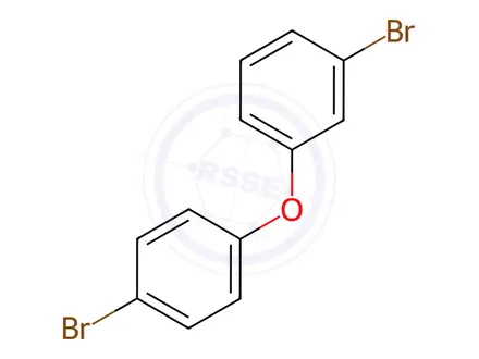 Chemical structure of PBDE 13