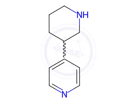 Chemical structure of 4-(piperidin-3-yl)pyridine