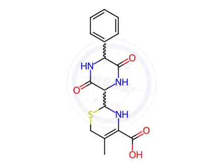 Chemical structure of Cephalexin Diketopiperazine