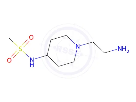 Chemical structure of n-(1-(2-Aminoethyl)piperidin-4-yl)methanesulfonamide