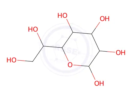 Chemical structure of (2R,3R,4S,5R,6S)-6-((R)-1,2-Dihydroxyethyl)tetrahydro-2H-pyran-2,3,4,5-tetraol