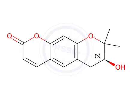 Chemical structure of Decursinol