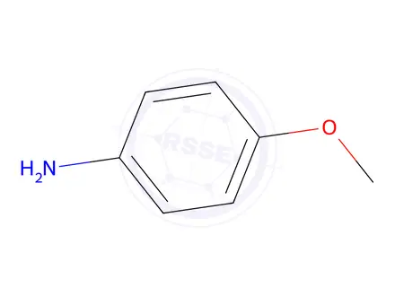 Chemical structure of p-Anisidine