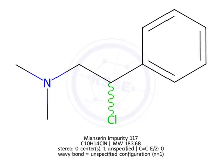 Chemical structure of Mianserin Impurity 117