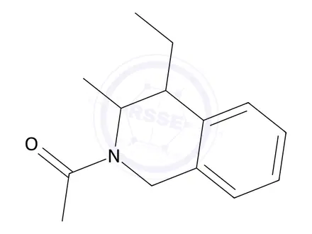 Chemical structure of 1-(4-Ethyl-3-methyl-3,4-dihydroisoquinolin-2(1H)-yl)ethanone